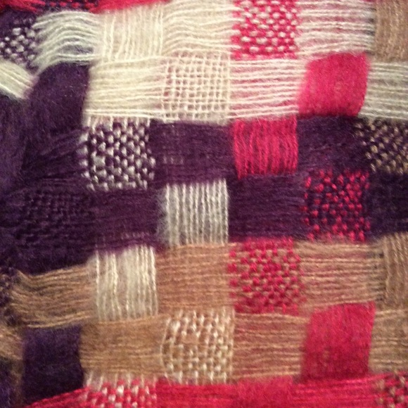•patchwork woven scarf• - Picture 3 of 3